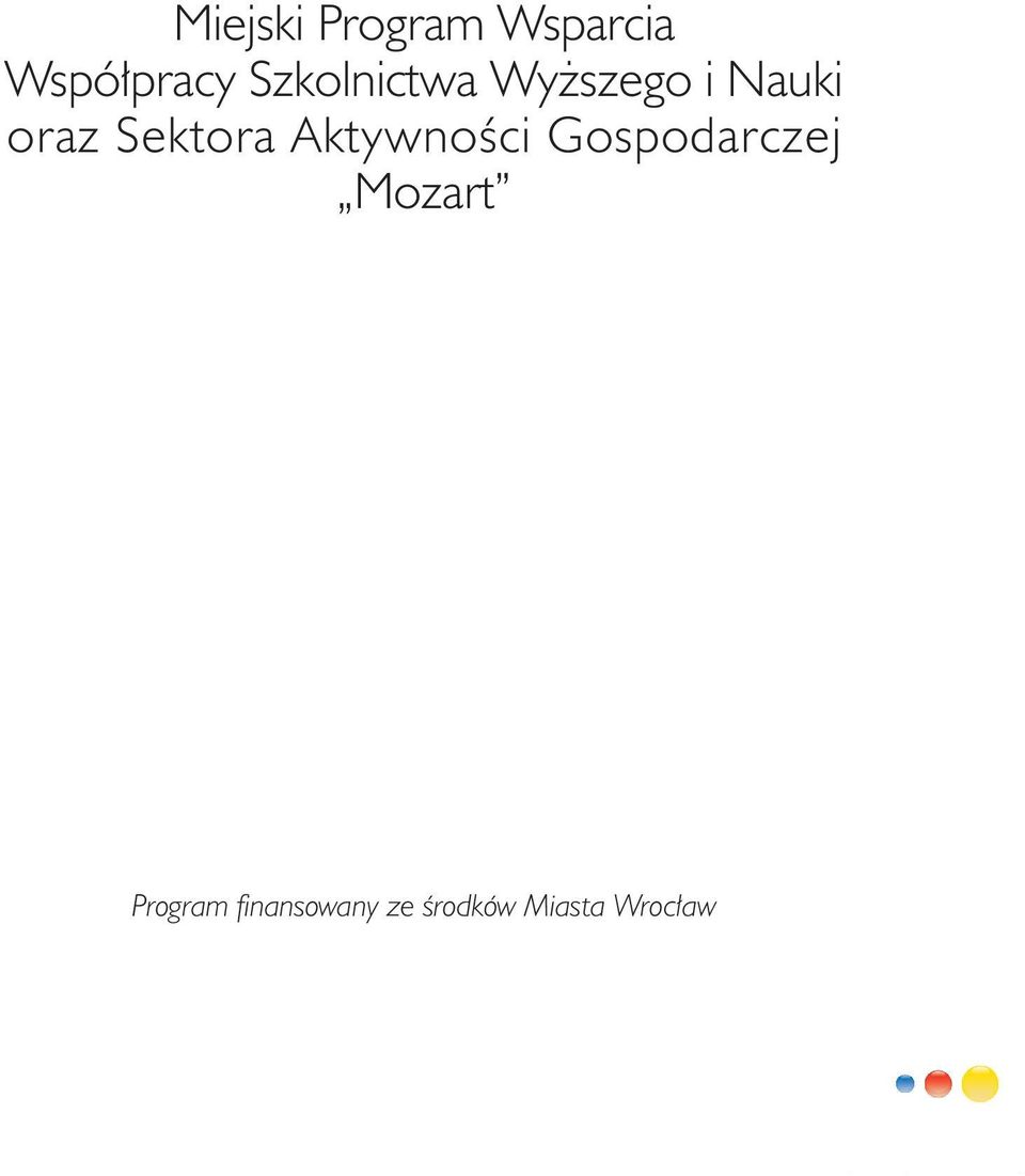 Sektora Aktywności Gospodarczej Mozart