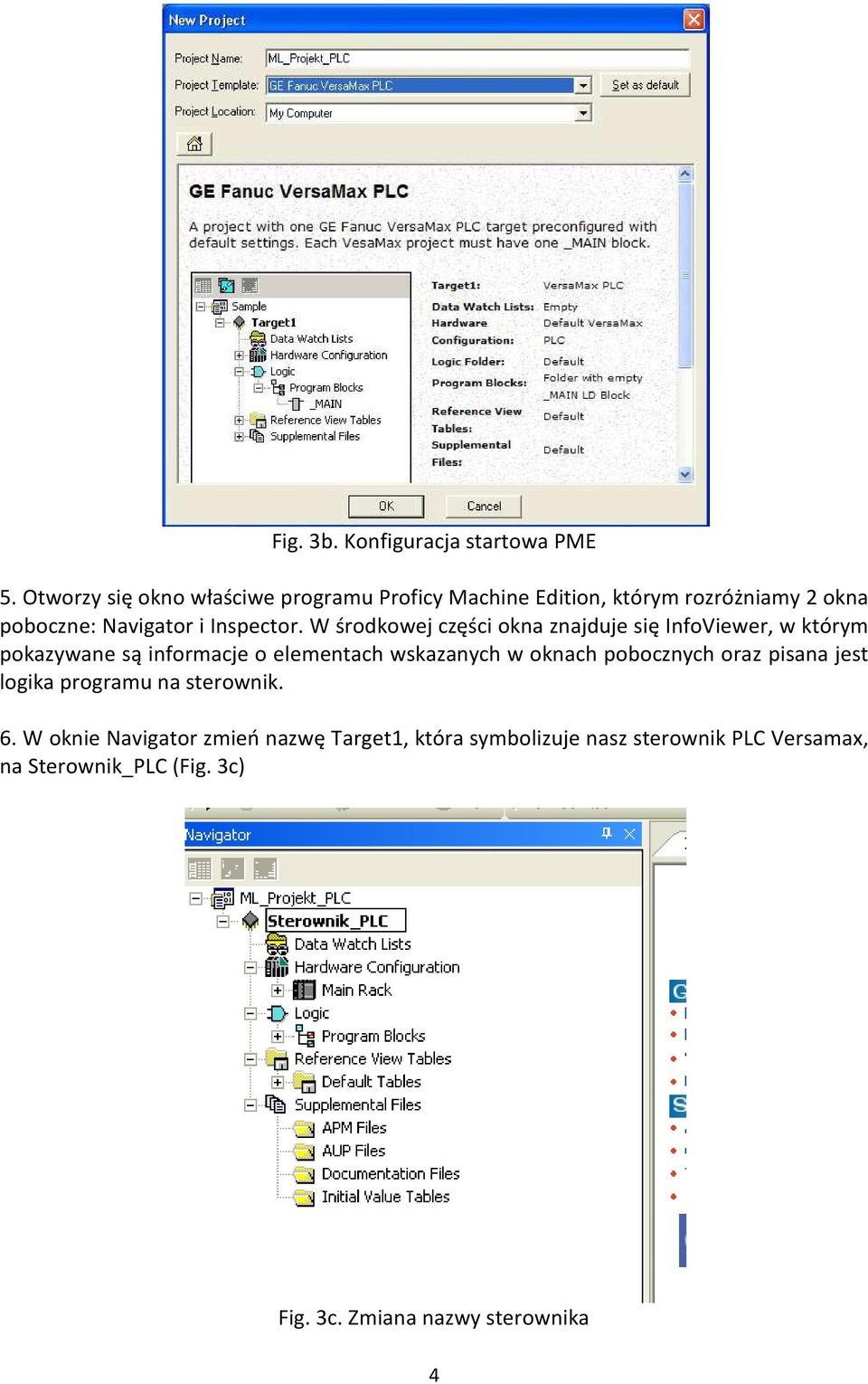 W środkowej części okna znajduje się InfoViewer, w którym pokazywane są informacje o elementach wskazanych w oknach