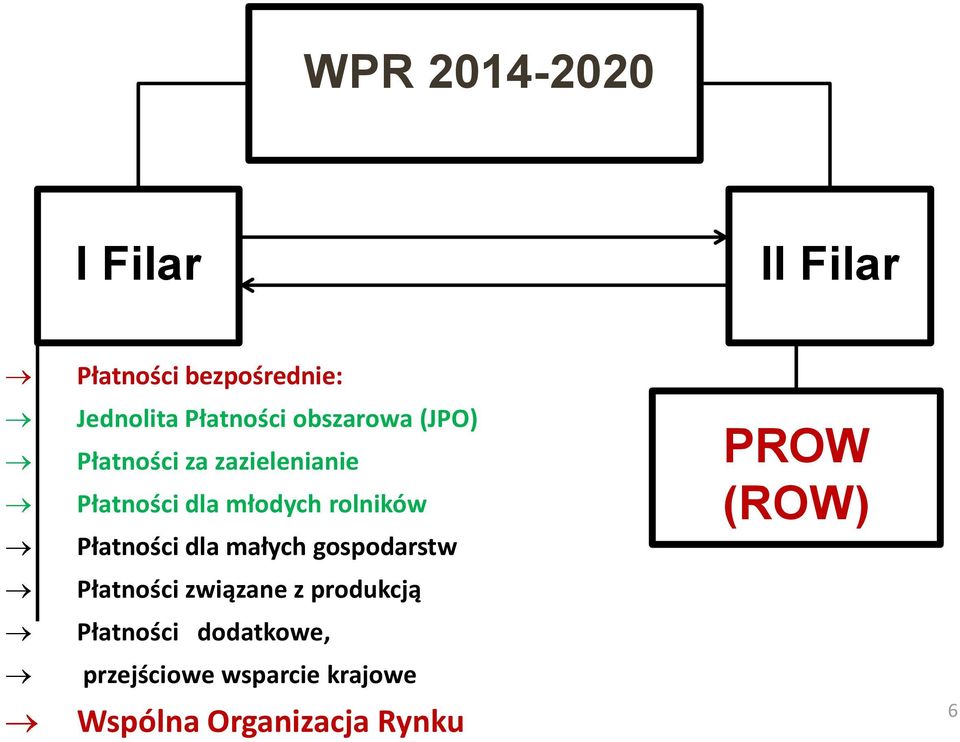 Płatności dla małych gospodarstw Płatności związane z produkcją Płatności