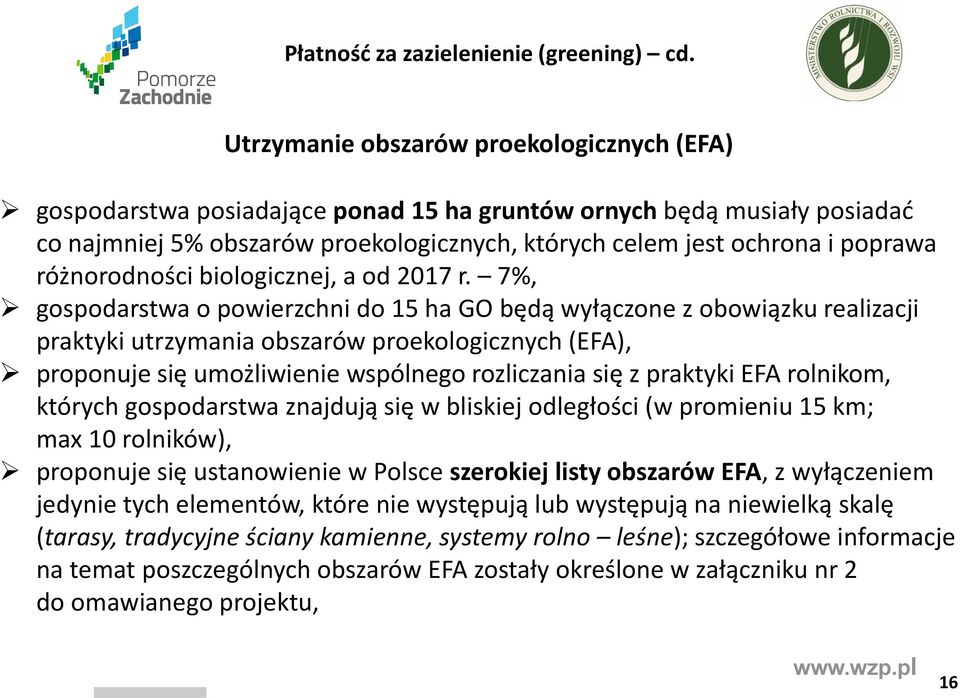 różnorodności biologicznej, a od 2017 r.