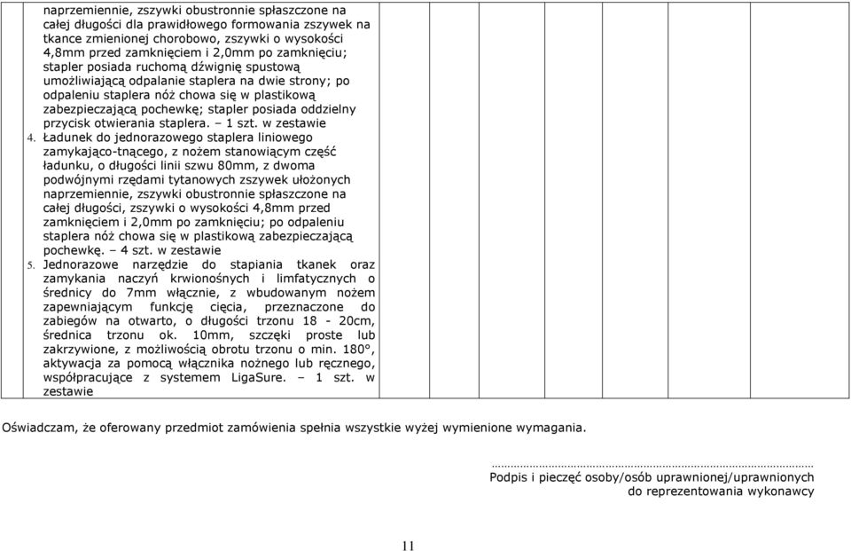 przycisk otwierania staplera. 1 szt. w zestawie 4.