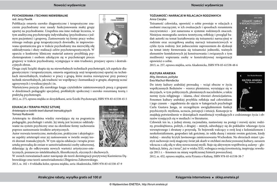 Uzupełnia ona inne rodzaje leczenia, w tym analityczną psychoterapię indywidualną (psychodrama z jednym pacjentem) i grupową.