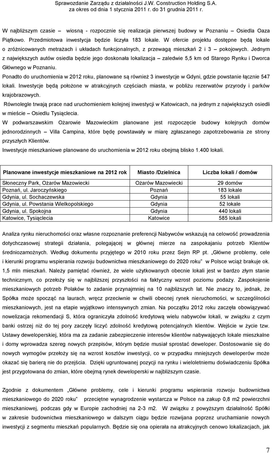 Jednym z największych autów osiedla będzie jego doskonała lokalizacja zaledwie 5,5 km od Starego Rynku i Dworca Głównego w Poznaniu.