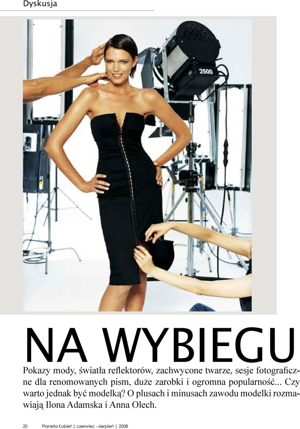 popularność... Czy warto jednak być modelką?