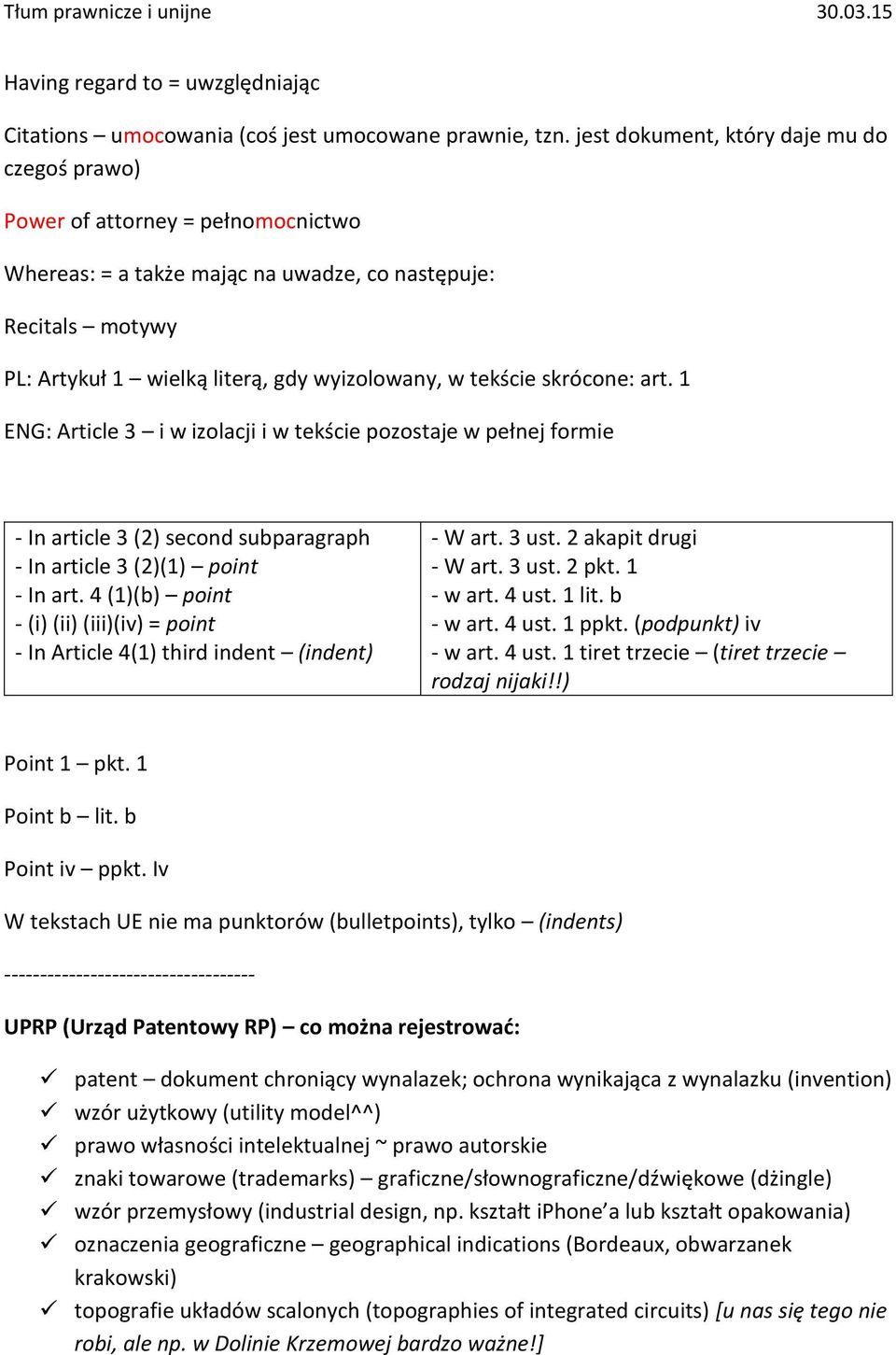 tekście skrócone: art. 1 ENG: Article 3 i w izolacji i w tekście pozostaje w pełnej formie - In article 3 (2) second subparagraph - In article 3 (2)(1) point - In art.