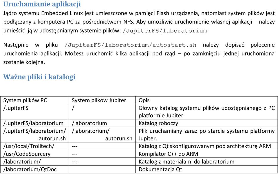 sh należy dopisać polecenie uruchomienia aplikacji. Możesz uruchomić kilka aplikacji pod rząd po zamknięciu jednej uruchomiona zostanie kolejna.