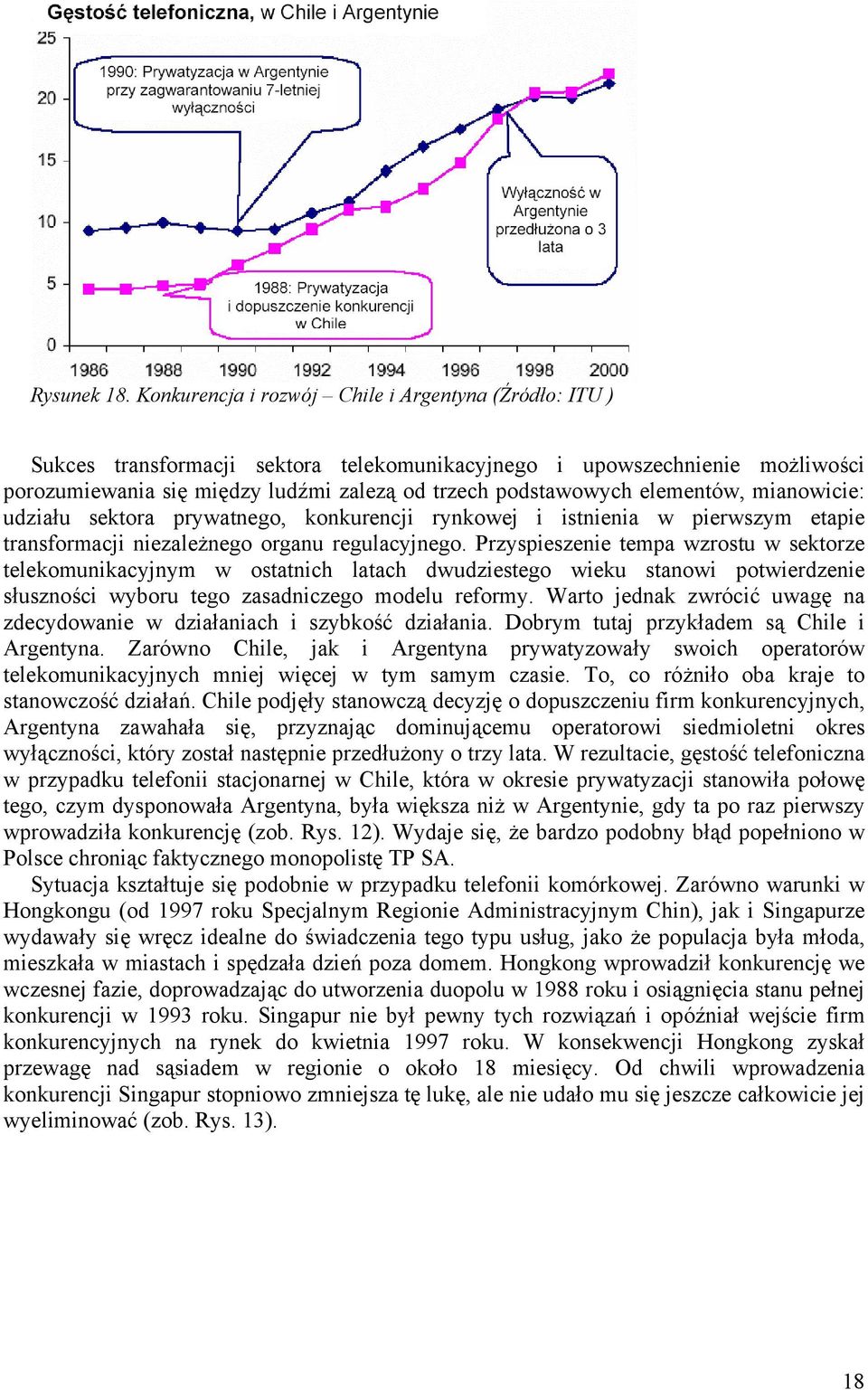 elementów, mianowicie: udziału sektora prywatnego, konkurencji rynkowej i istnienia w pierwszym etapie transformacji niezależnego organu regulacyjnego.