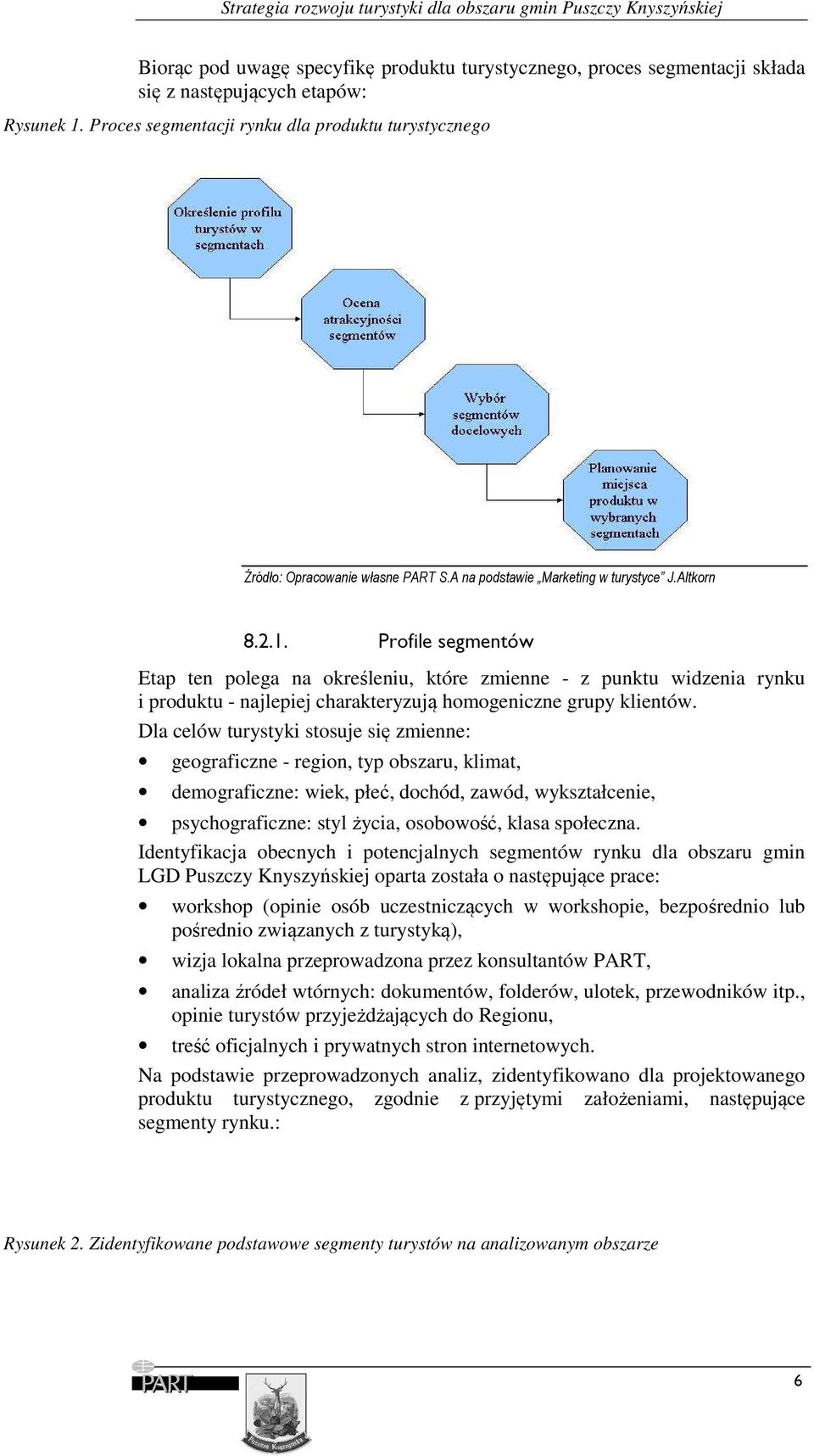 Profile segmentów Etap ten polega na określeniu, które zmienne - z punktu widzenia rynku i produktu - najlepiej charakteryzują homogeniczne grupy klientów.