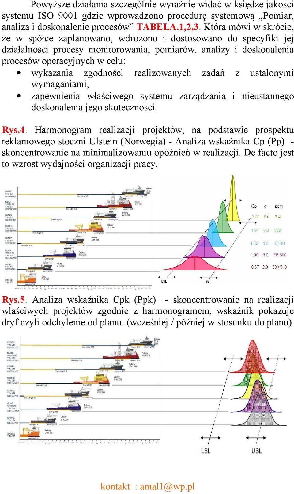 zgodności realizowanych zadań z ustalonymi wymaganiami, zapewnienia właściwego systemu zarządzania i nieustannego doskonalenia jego skuteczności. Rys.4.