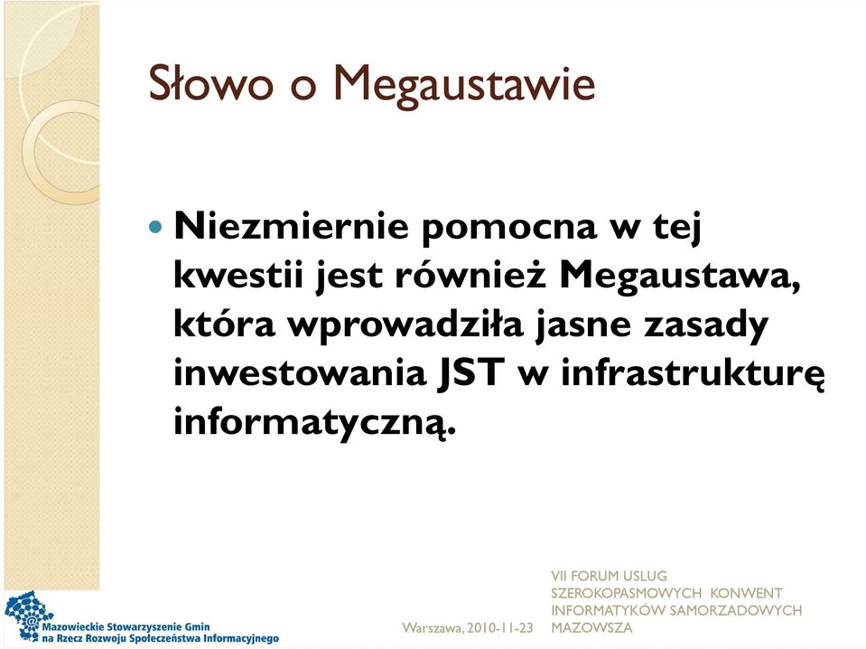 która wprowadziła jasne zasady