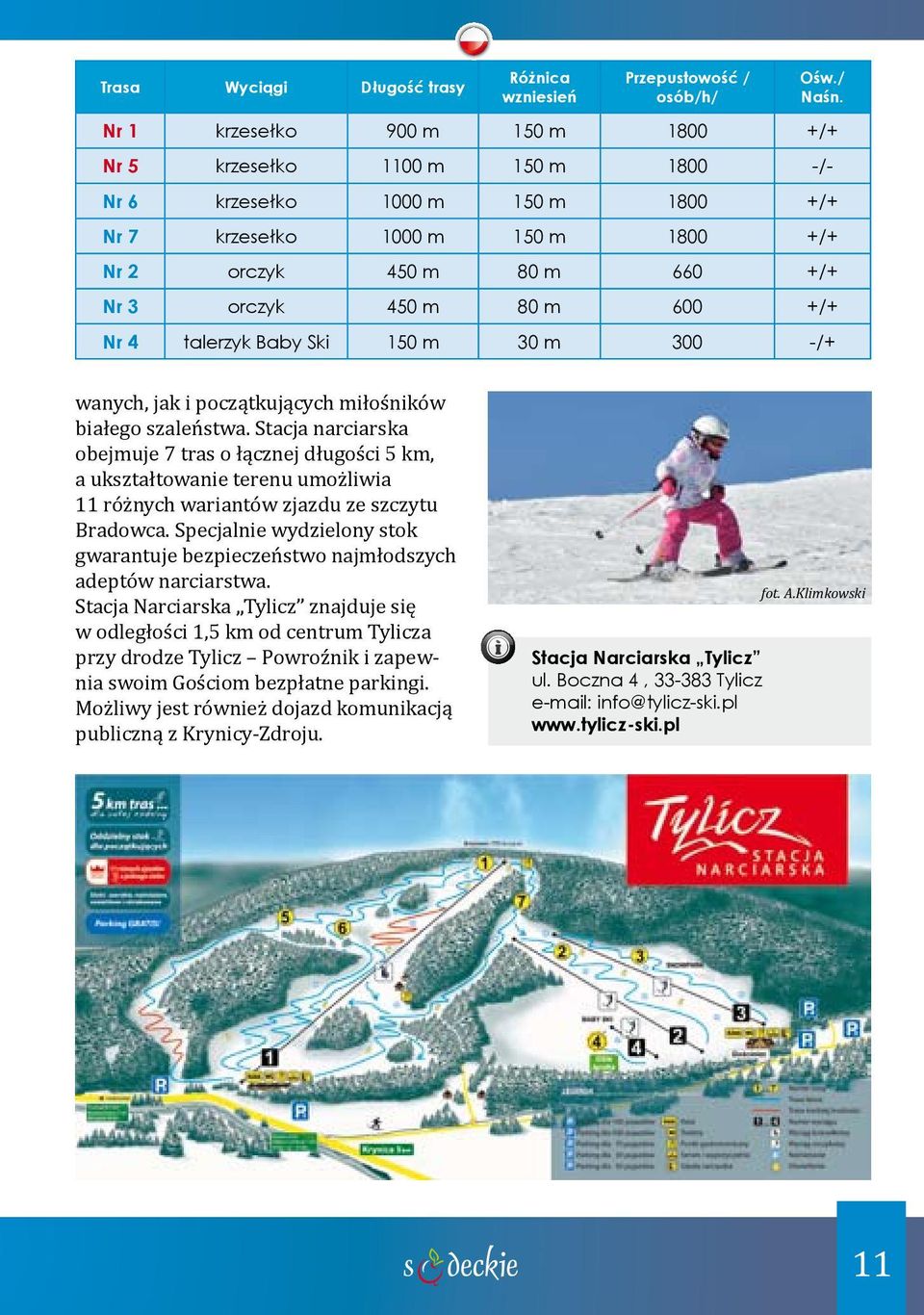 m 600 +/+ Nr 4 talerzyk Baby Ski 150 m 30 m 300 -/+ wanych, jak i początkujących miłośników białego szaleństwa.