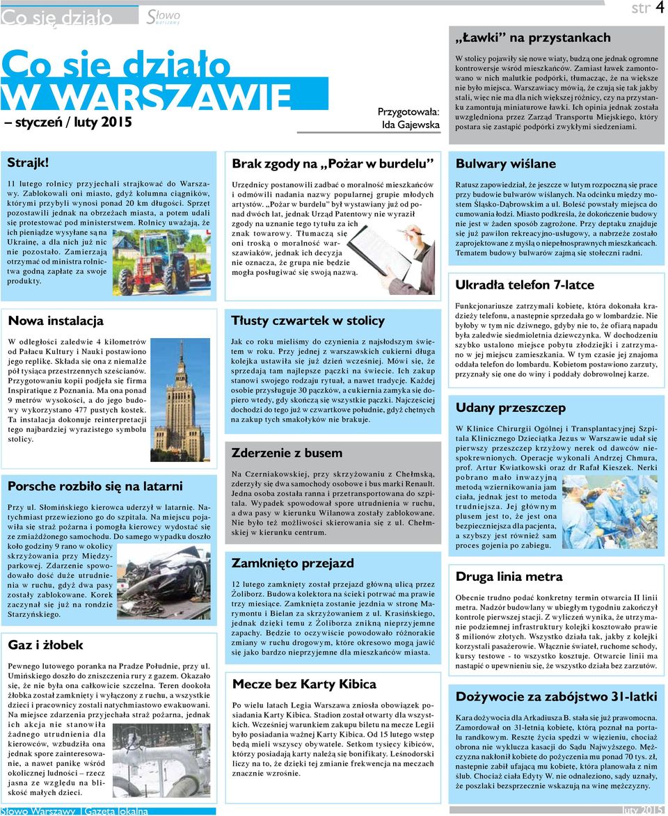 Warszawiacy mówią, że czują się tak jakby stali, więc nie ma dla nich większej różnicy, czy na przystanku zamontują miniaturowe ławki.