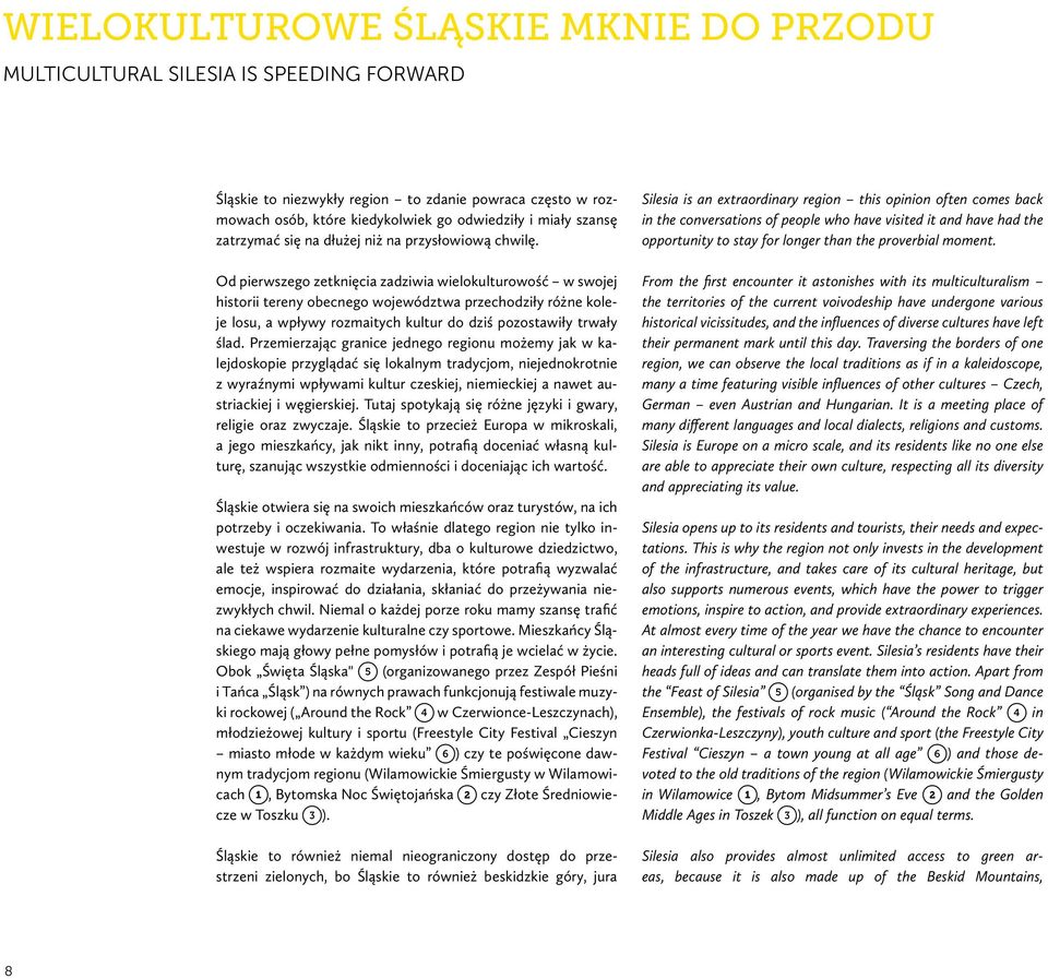 Od pierwszego zetknięcia zadziwia wielokulturowość w swojej historii tereny obecnego województwa przechodziły różne koleje losu, a wpływy rozmaitych kultur do dziś pozostawiły trwały ślad.