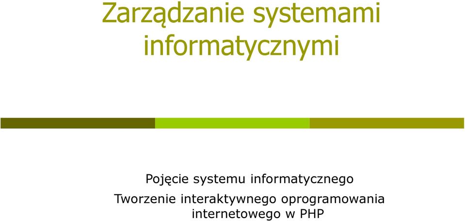 informatycznego Tworzenie