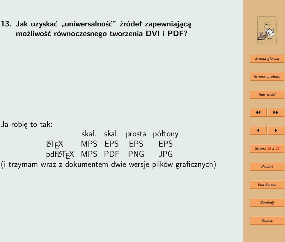 skal. prosta półtony L A TEX MPS EPS EPS EPS pdfl A TEX MPS PDF