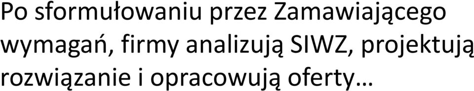 firmy analizują SIWZ,