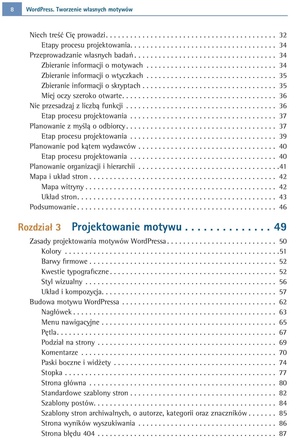 ................................ 35 Miej oczy szeroko otwarte...................................... 36 Nie przesadzaj z liczbą funkcji..................................... 36 Etap procesu projektowania.