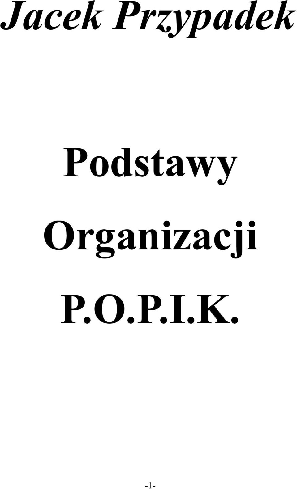 Podstawy