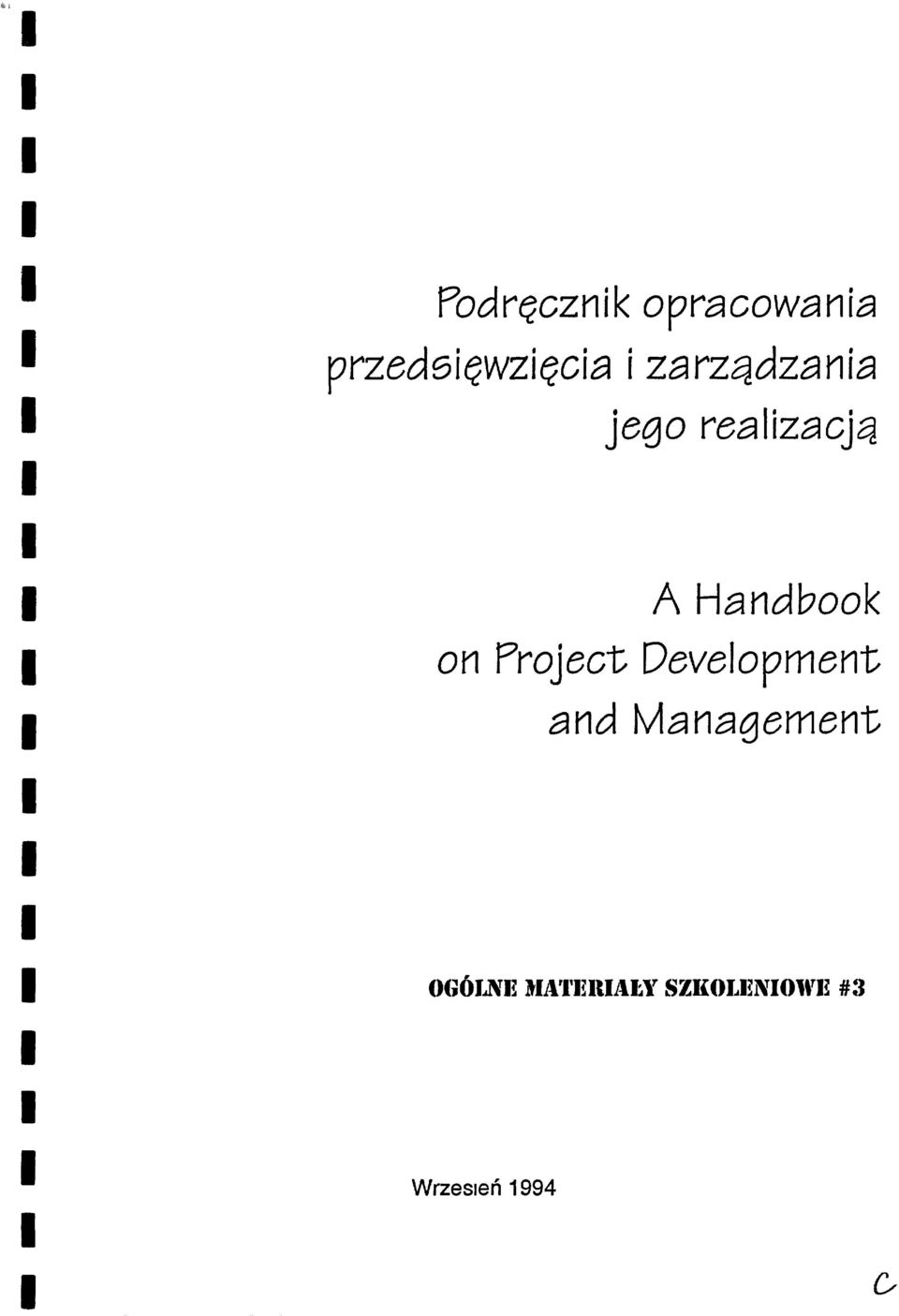 WWUWlllWtiJHi J Podręcznik opracowania przedsięwzięcia i zarządzania