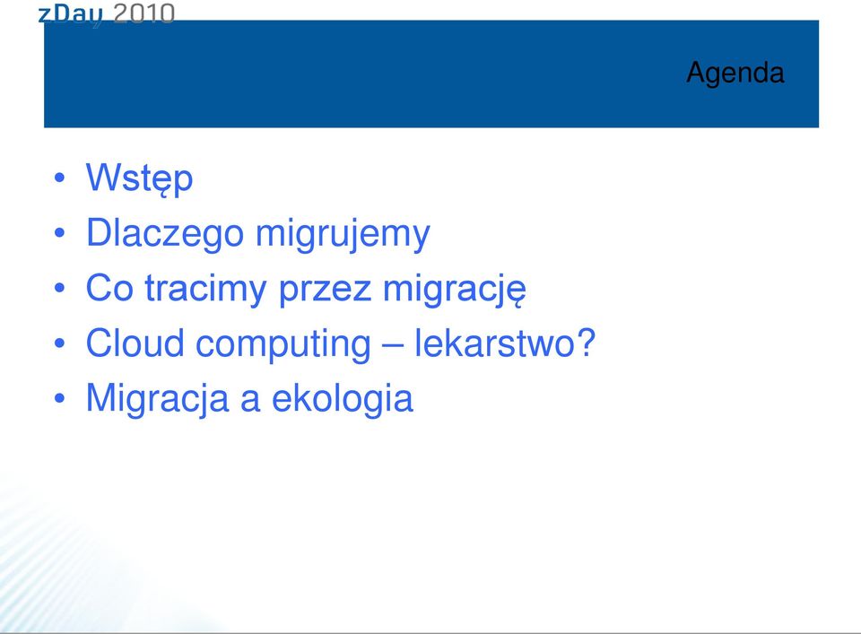 przez migrację Cloud