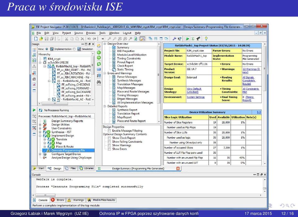 Ochrona IP w FPGA poprzez