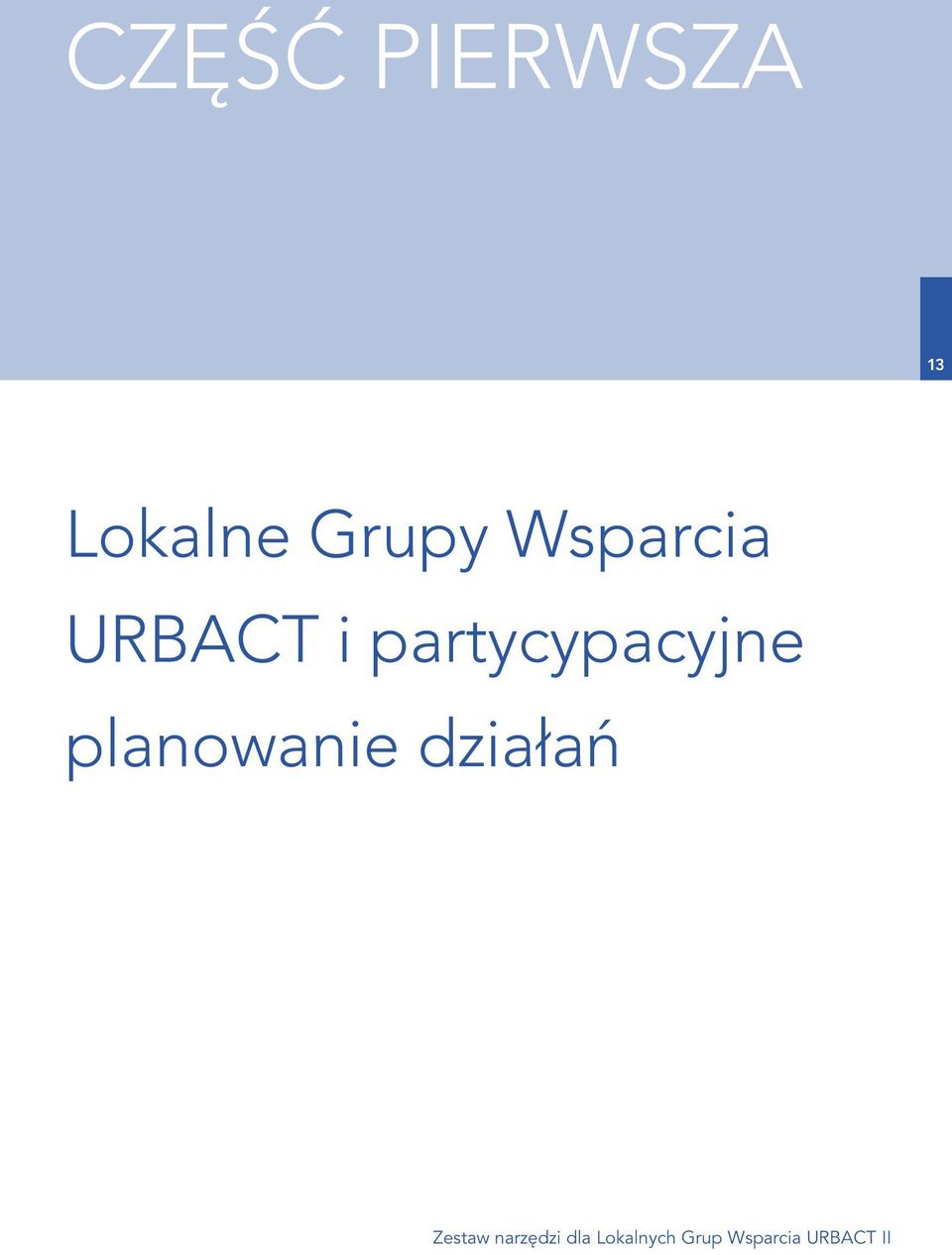 Wsparcia URBACT i