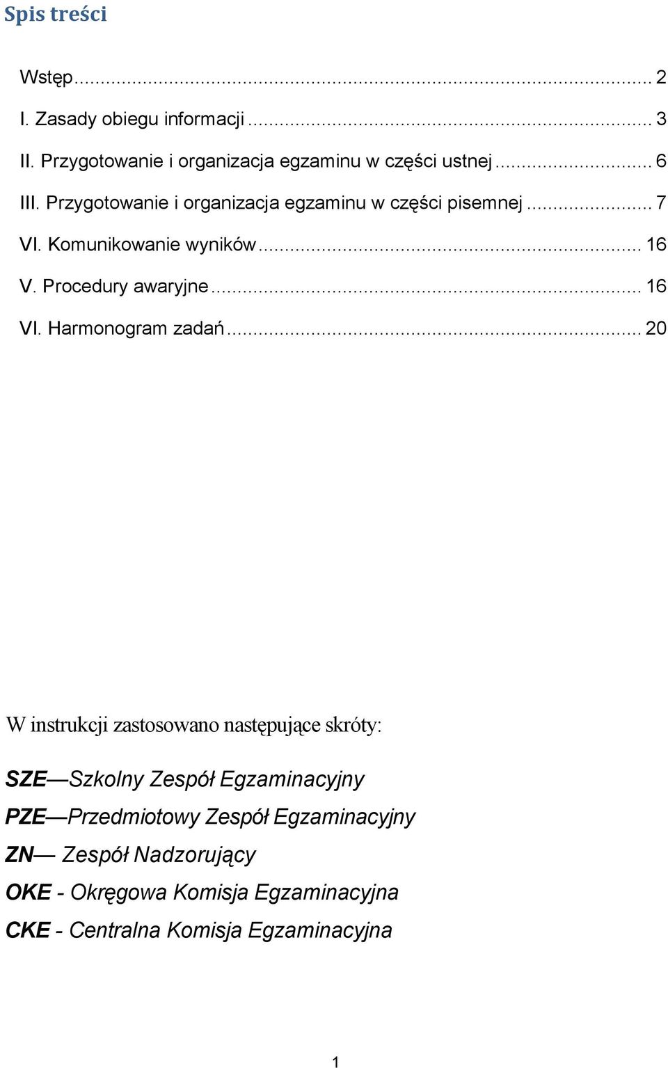 Harmonogram zadań.