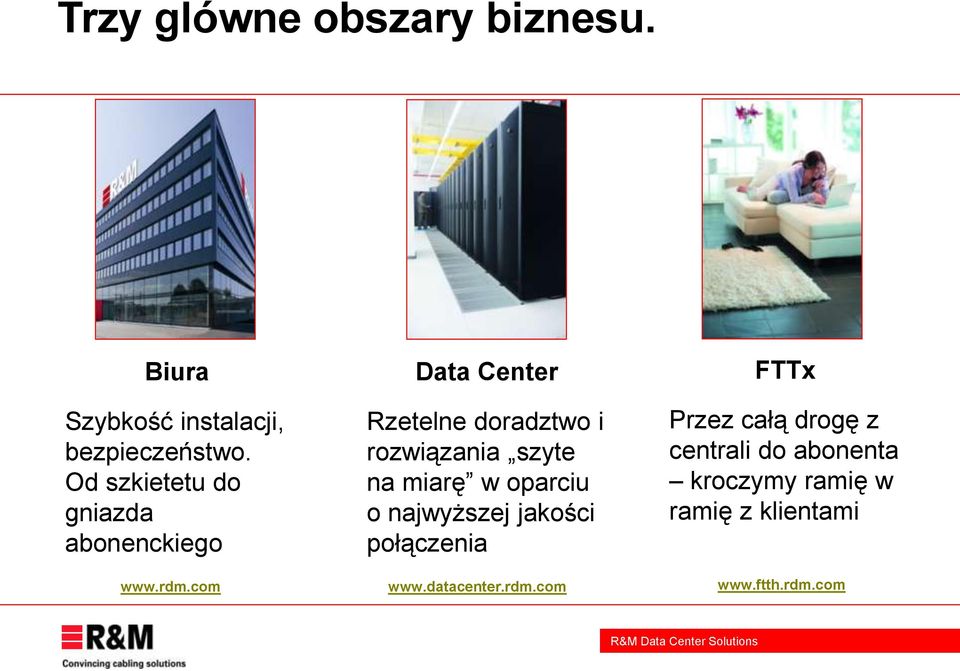 com Data Center Rzetelne doradztwo i rozwiązania szyte na miarę w oparciu o