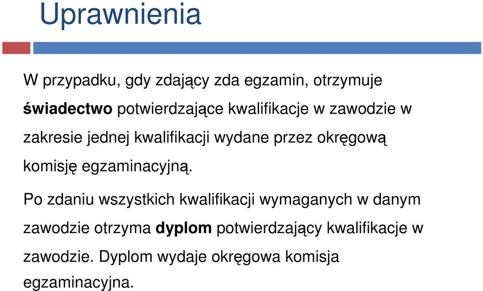 egzaminacyjną.