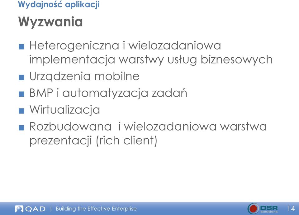 automatyzacja zadań Wirtualizacja Rozbudowana i