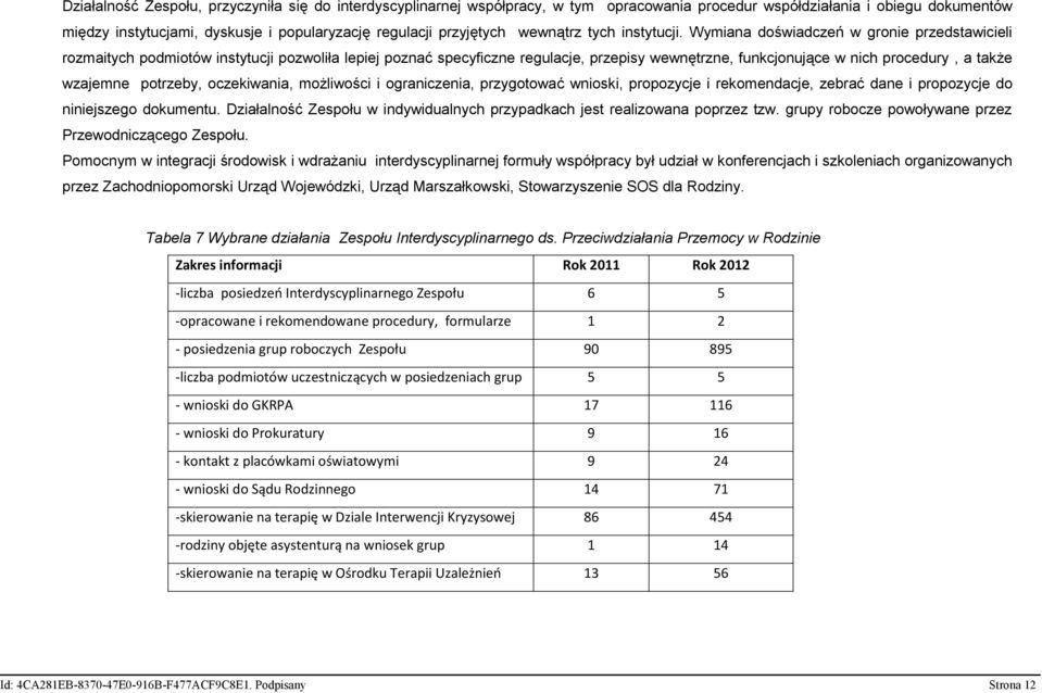 Wymiana doświadczeń w gronie przedstawicieli rozmaitych podmiotów instytucji pozwoliła lepiej poznać specyficzne regulacje, przepisy wewnętrzne, funkcjonujące w nich procedury, a także wzajemne