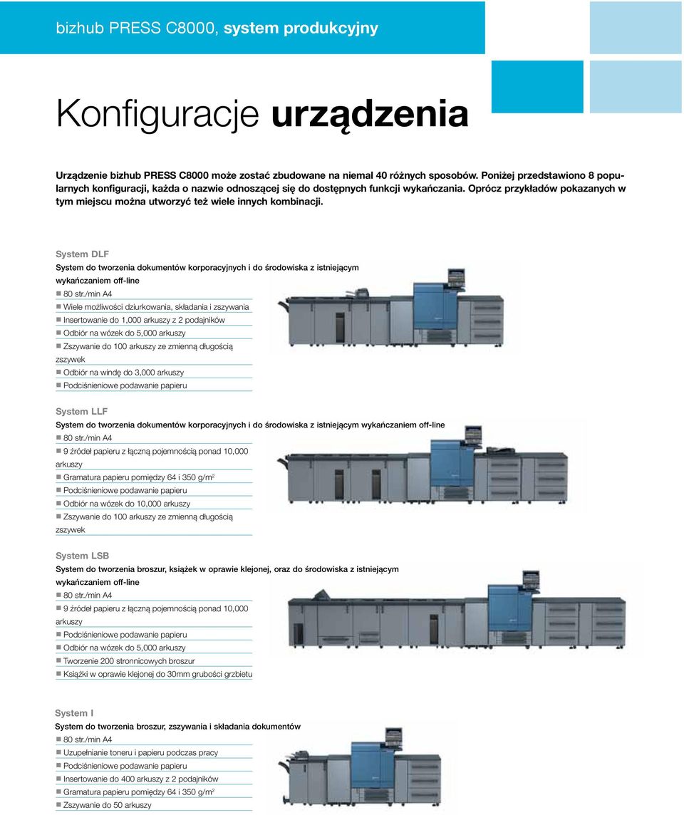 Oprócz przykładów pokazanych w tym miejscu można utworzyć też wiele innych kombinacji.