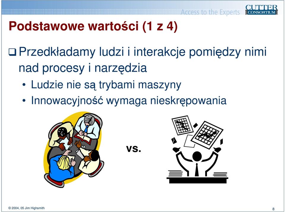 narzędzia Ludzie nie są trybami maszyny