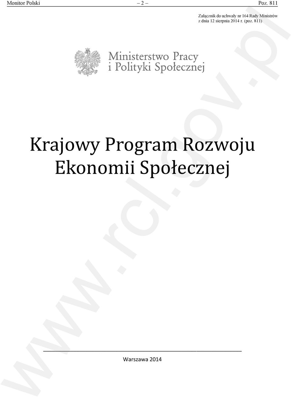 Rady Ministrów z dnia 12 sierpnia 2014 r. (poz.