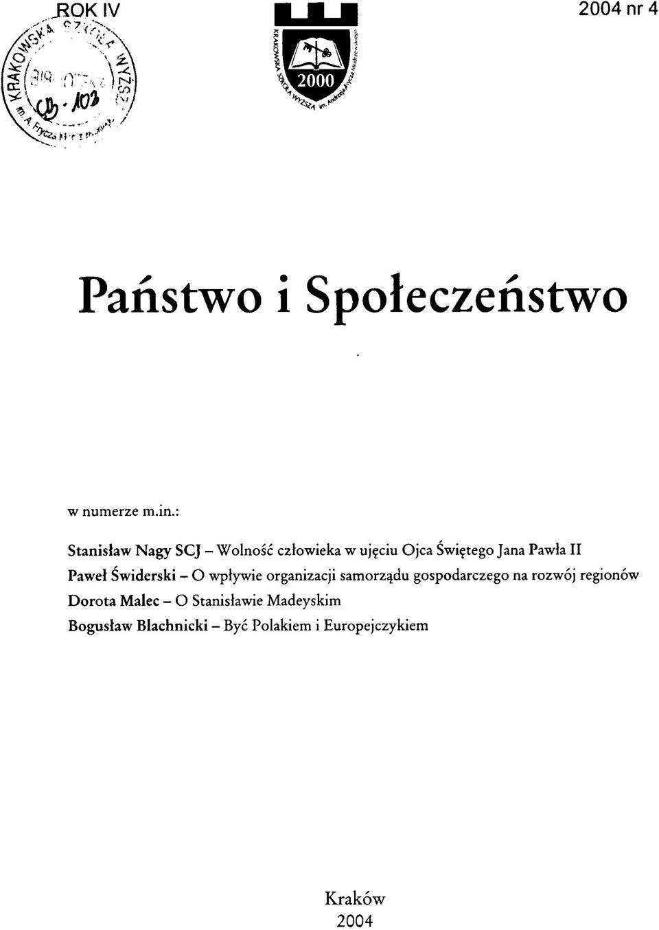 II Paweł Swiderski - O wpływie organizacji samorządu gospodarczego na