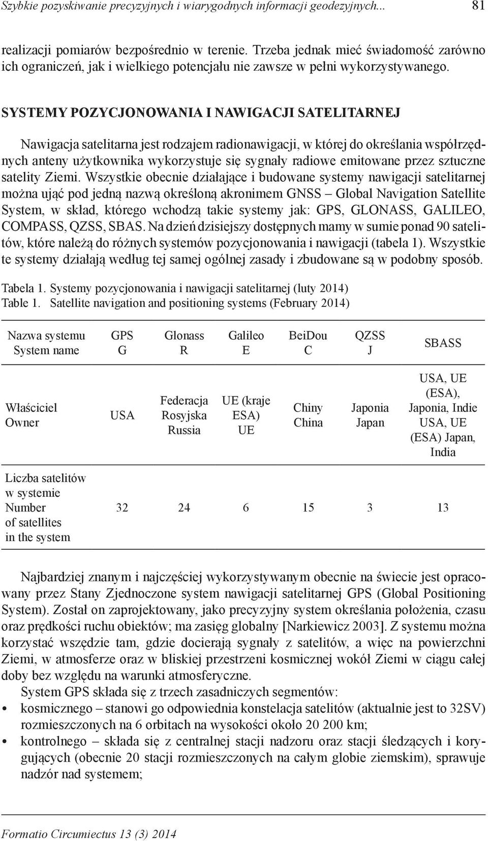 SYSTEMY POZYCJONOWANIA I NAWIGACJI SATELITARNEJ Nawigacja satelitarna jest rodzaje radionawigacji, w której do określania współrzędnych anteny użytkownika wykorzystuje się sygnały radiowe eitowane