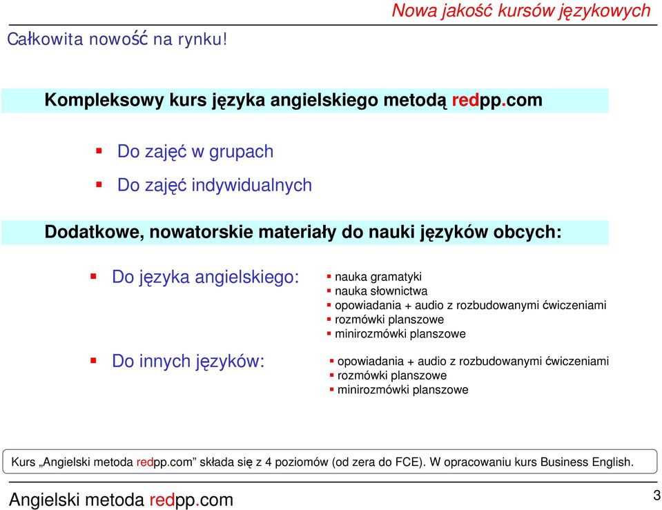 nauka gramatyki nauka słownictwa opowiadania + audio z rozbudowanymi ćwiczeniami rozmówki planszowe minirozmówki planszowe Do