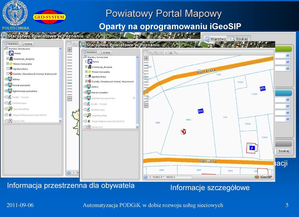 przestrzenna dla obywatela Informacje szczegółowe