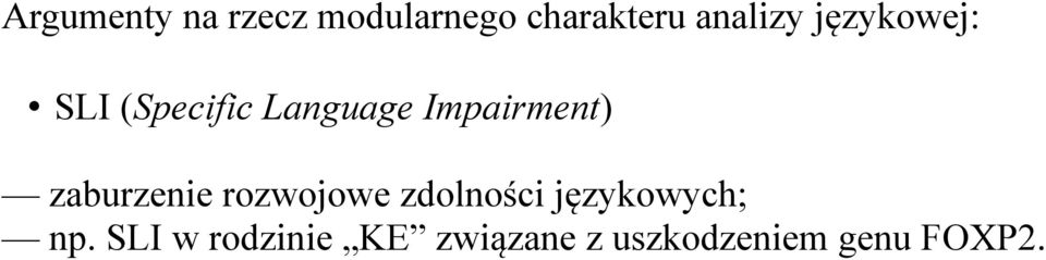 Impairment) zaburzenie rozwojowe zdolności