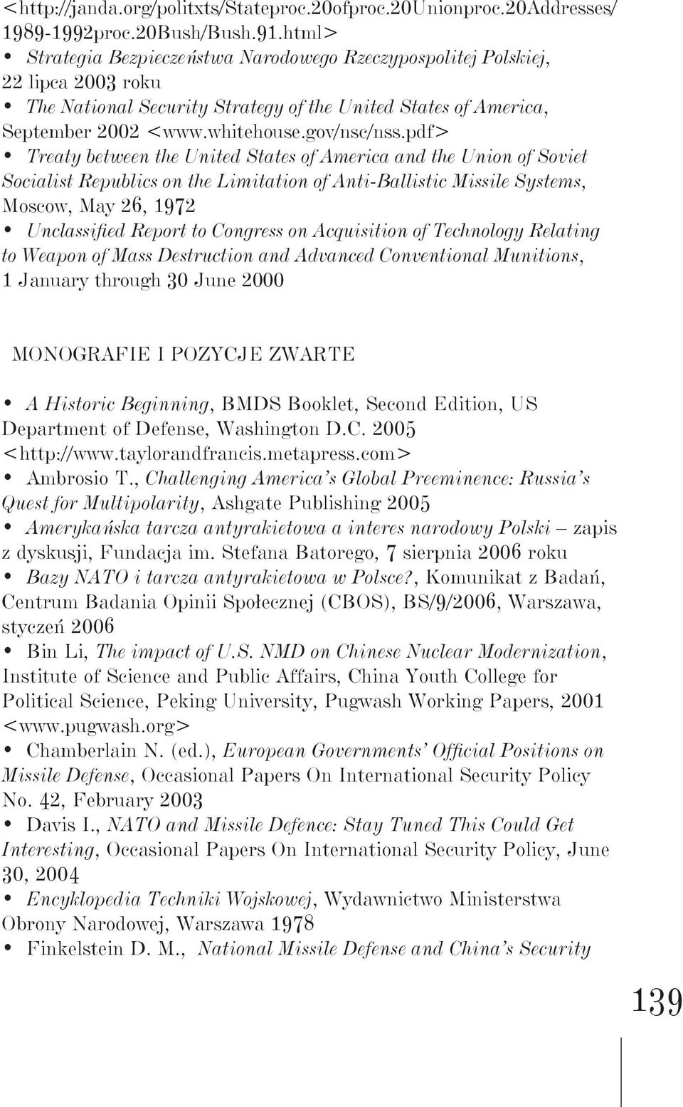 pdf> Treaty between the United States of America and the Union of Soviet Socialist Republics on the Limitation of Anti-Ballistic Missile Systems, Moscow, May 26, 1972 Unclassified Report to Congress