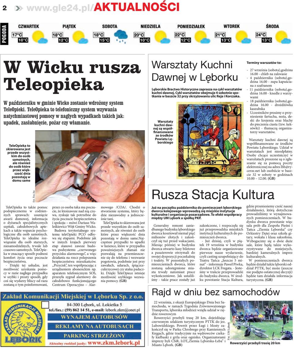 TeleOpieka to skierowana jest przede wszystkim do osób samotnych, ale również do osób które przez większość dnia pozostają w domu same fot. Sxc.