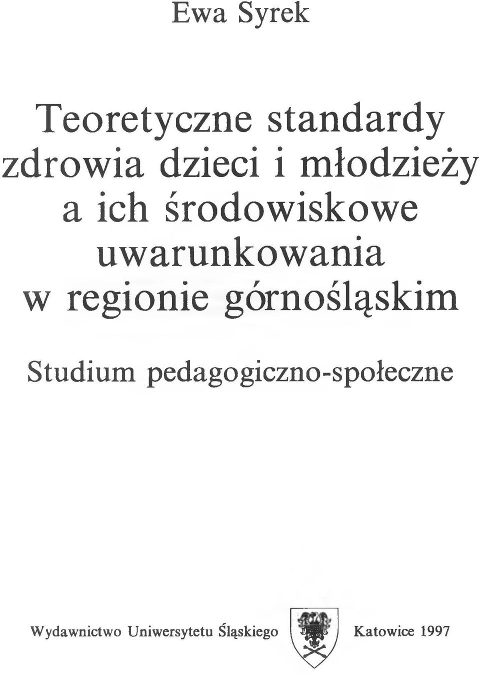 regionie górnośląskim Studium