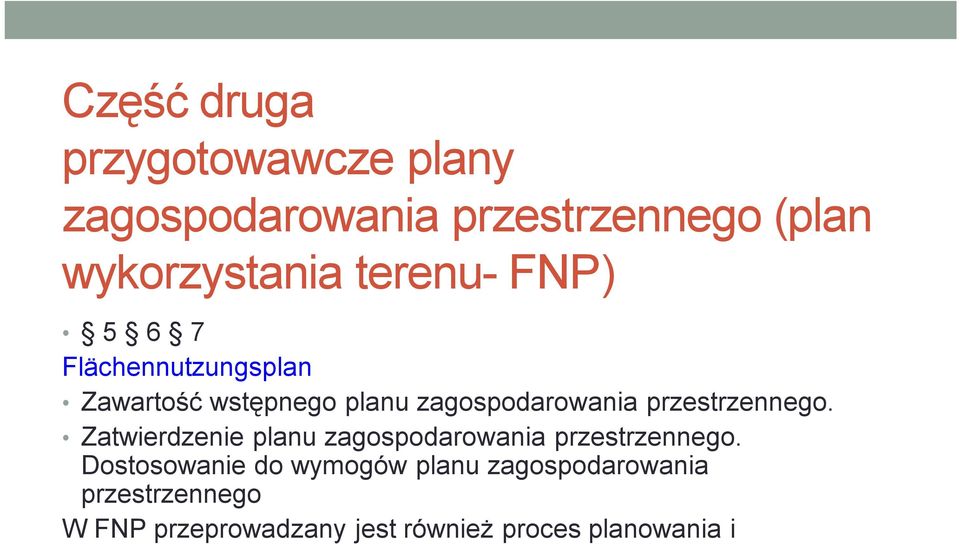 przestrzennego. Zatwierdzenie planu zagospodarowania przestrzennego.