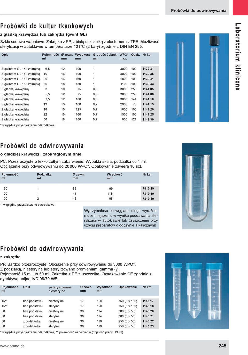 Z gwintem GL 14 i zakrętką 6,5 12 100 1 3000 100 1139 31 Z gwintem GL 18 i zakrętką 10 16 100 1 3000 100 1139 35 Z gwintem GL 18 i zakrętką 20 16 160 1 1800 100 1139 41 Z gwintem GL 18 i zakrętką 30