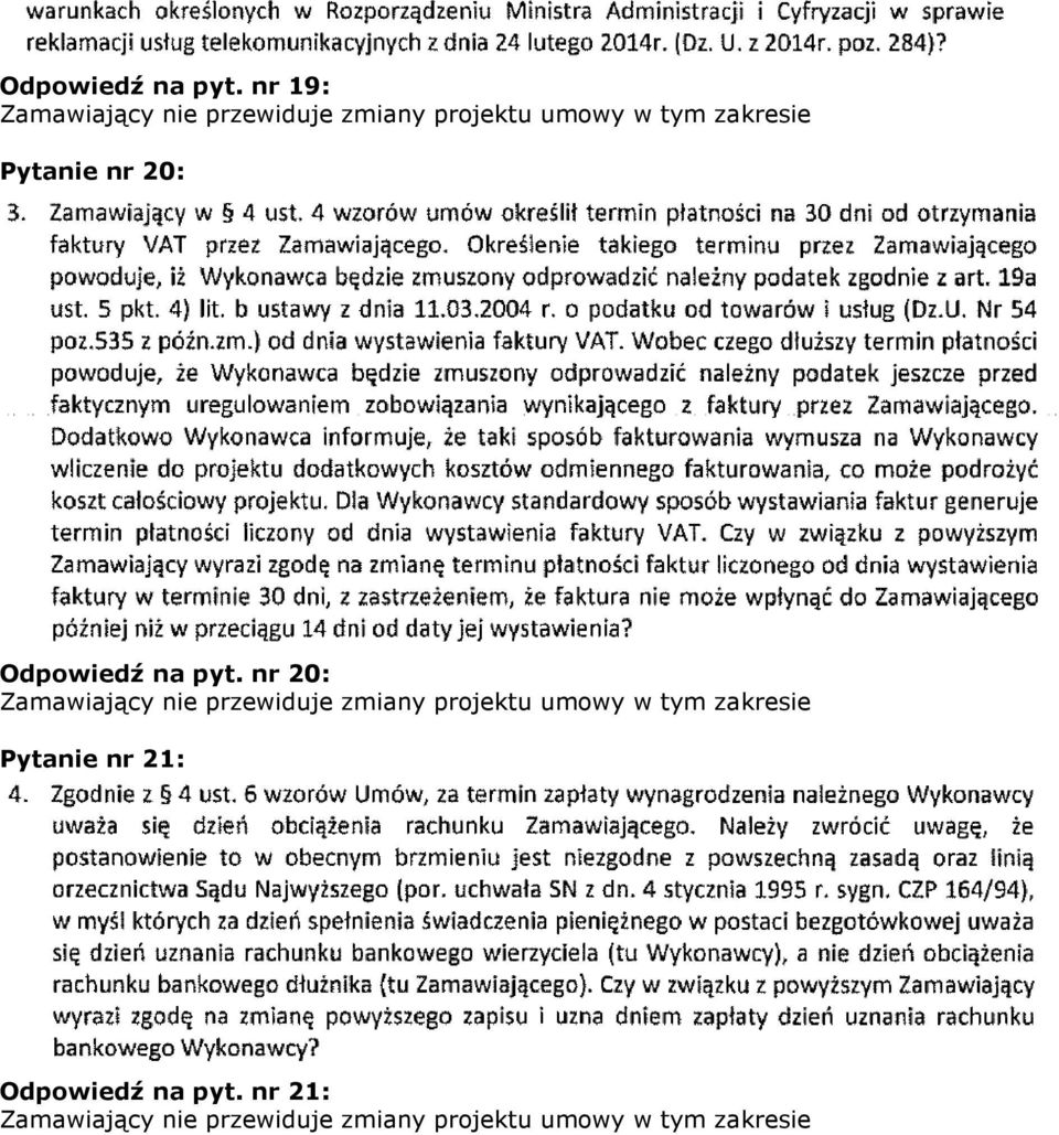 20: Pytanie nr 21:  nr