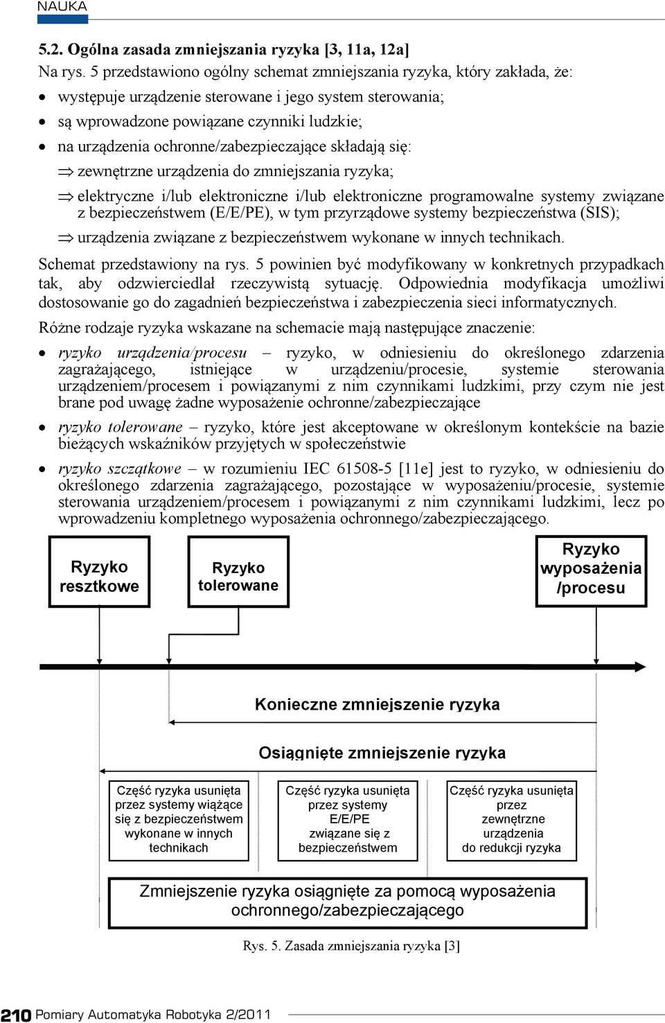 ochronne/zabezpieczajce skadaj si: zewntrzne urzdzenia do zmniejszania ryzyka; elektryczne i/lub elektroniczne i/lub elektroniczne programowalne systemy zwizane z bezpieczestwem (E/E/PE), w tym