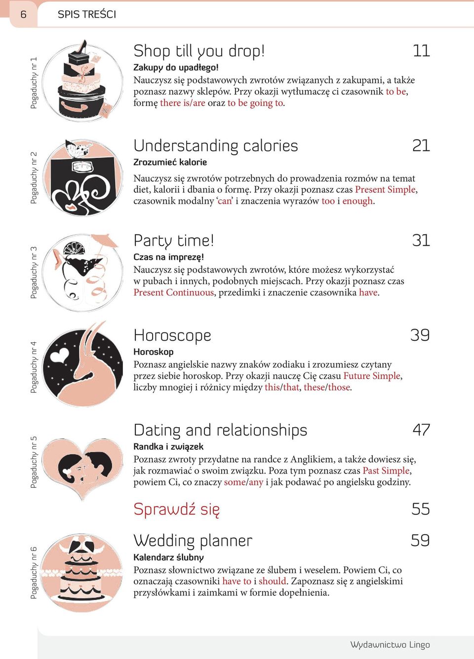 Pogaduchy nr 2 Understanding calories 21 Zrozumieć kalorie Nauczysz się zwrotów potrzebnych do prowadzenia rozmów na temat diet, kalorii i dbania o formę.