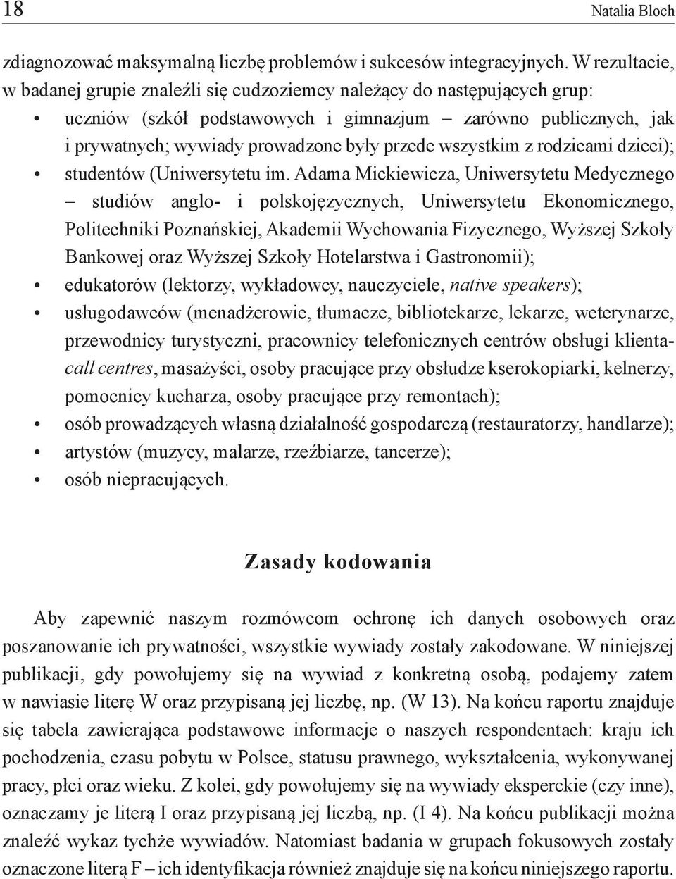 wszystkim z rodzicami dzieci); studentów (Uniwersytetu im.