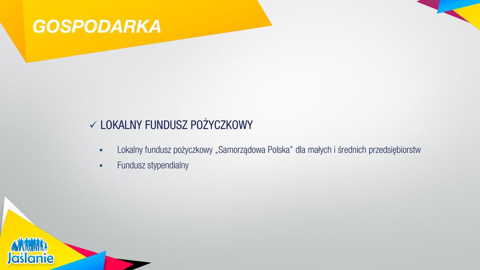 pożyczkowy Samorządowa Polska dla