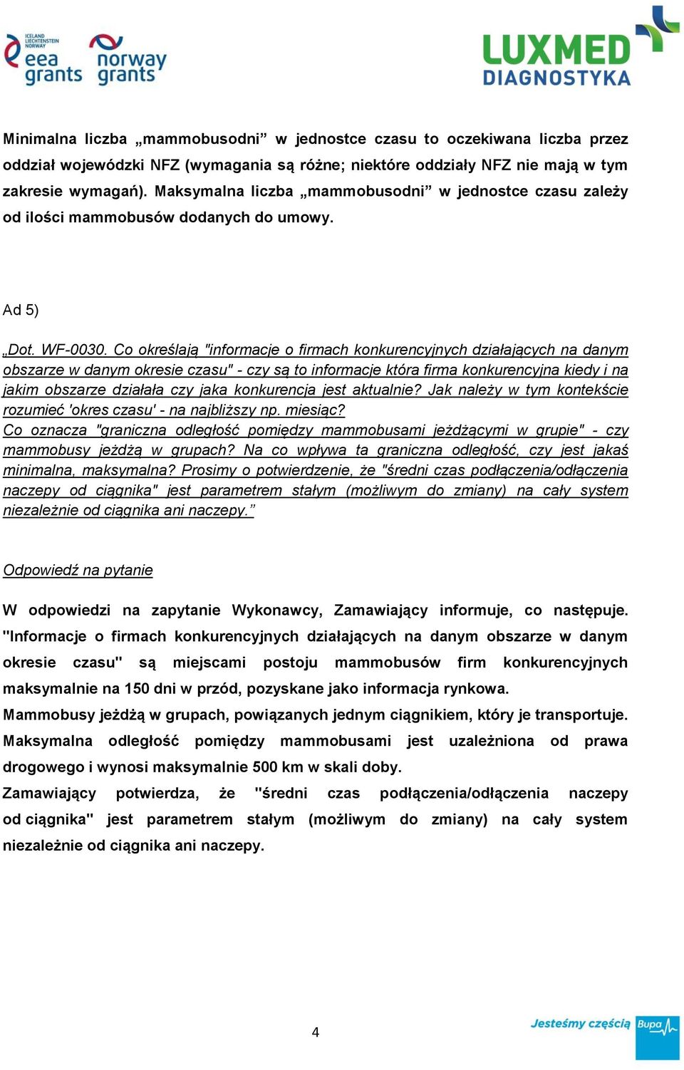 Co określają "informacje o firmach konkurencyjnych działających na danym obszarze w danym okresie czasu" - czy są to informacje która firma konkurencyjna kiedy i na jakim obszarze działała czy jaka